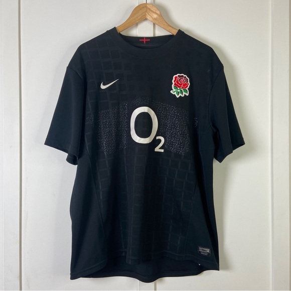 Nike Other - Nike England Rugby Union Away 2011/12 Shirt O2 Black Size XL